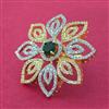 Cz Classic Ring With 2 Tone Plating