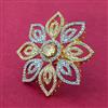 Cz Classic Ring With 2 Tone Plating