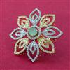 Cz Classic Ring With 2 Tone Plating