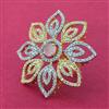 Cz Classic Ring With 2 Tone Plating