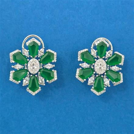 Cubic Zirconia Tops With Rhodium Plating