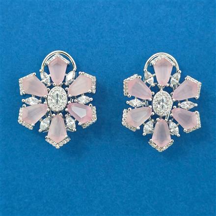 Cubic Zirconia Tops With Rhodium Plating