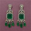 Cubic Zirconia Classic Earring With Mehndi Plating