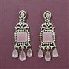 Cubic Zirconia Classic Earring With Mehndi Plating