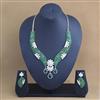Cubic Zirconia Classic Necklace With 2 Tone Plating