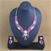 Cubic Zirconia Classic Necklace With 2 Tone Plating