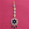 Cubic Zirconia Classic Tikka With 2 Tone Plating
