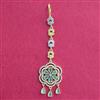 Cubic Zirconia Classic Tikka With 2 Tone Plating