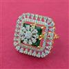 Cz Classic Ring With 2 Tone Plating