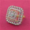 Cz Classic Ring With 2 Tone Plating