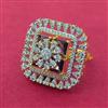 Cz Classic Ring With 2 Tone Plating