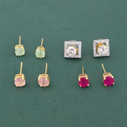 Cz Tops With Gold Plating