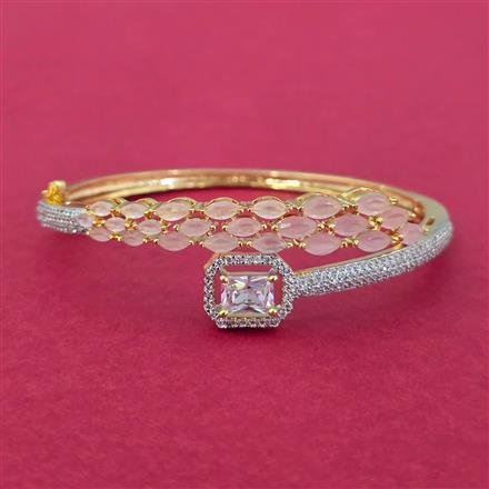 Cz Openable Kada With 2 Tone Plating
