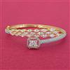 Cz Openable Kada With 2 Tone Plating