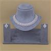Cz Classic Necklace With Mehndi Plating