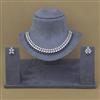 Cz Classic Necklace With Mehndi Plating