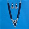 Cz Classic Pendant Set With Rhodium Plating