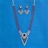 Cz Classic Pendant Set With Rhodium Plating