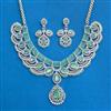 Cz Classic Necklace With Rhodium Plating