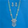 Cz Classic Pendant Set With Rhodium Plating