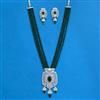 Cz Classic Pendant Set With Rhodium Plating
