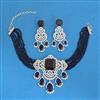 Cz Classic Necklace With Rhodium Plating