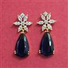Cubic Zirconia Classic Earring With 2 Tone Plating