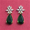 Cubic Zirconia Classic Earring With 2 Tone Plating