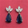 Cubic Zirconia Classic Earring With Rhodium Plating