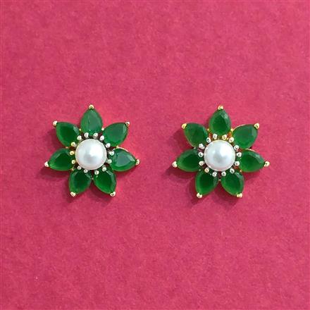 Cubic Zirconia Tops With 2 Tone Plating