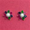 Cubic Zirconia Tops With 2 Tone Plating