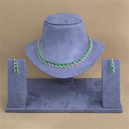 Cubic Zirconia Classic Necklace With Gold Plating