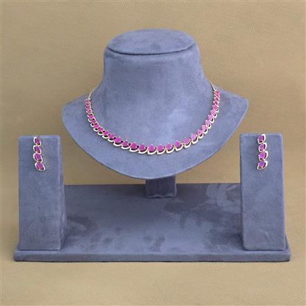 Cubic Zirconia Classic Necklace With Gold Plating