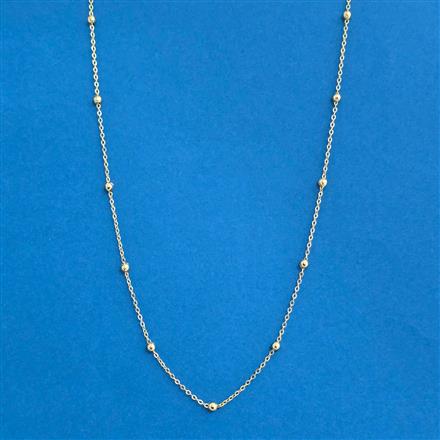 Cz Delicate Chain With Carat Gold Plating