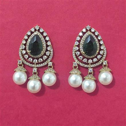 Cz Tops With Mehndi Plating