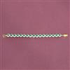 Cubic Zirconia Classic Bracelet With 2 Tone Plating