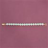 Cubic Zirconia Classic Bracelet With 2 Tone Plating