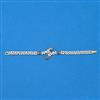 Cubic Zirconia Classic Bracelet With 2 Tone Plating