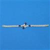 Cubic Zirconia Classic Bracelet With 2 Tone Plating