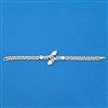 Cubic Zirconia Classic Bracelet With 2 Tone Plating