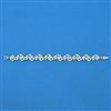 Cubic Zirconia Classic Bracelet With Rhodium Plating