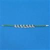 Cubic Zirconia Classic Bracelet With Rhodium Plating