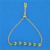 Cubic Zirconia Adjustable Bracelet With Gold Plating
