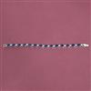 Cubic Zirconia Classic Bracelet With Rhodium Plating