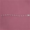 Cubic Zirconia Classic Bracelet With Rhodium Plating