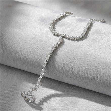 Cubic Zirconia Classic Hath Pan With 2 Tone Plating