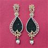 Cz Classic Earring With 2 Tone Plating