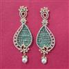 Cz Classic Earring With 2 Tone Plating