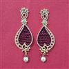 Cz Classic Earring With 2 Tone Plating