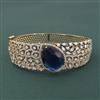 Cz Openable Kada With Mehndi Plating